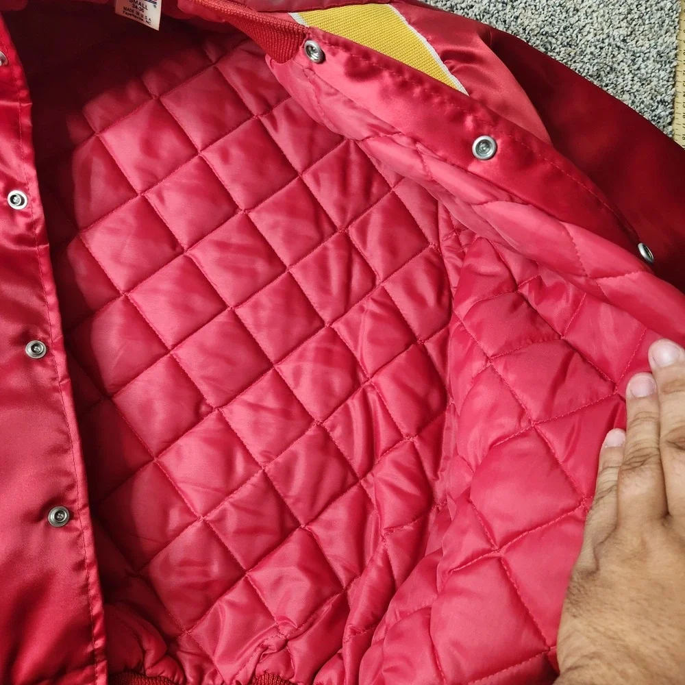 Vintage US Marine Soffe Jacket Sz S 34-36 Red/yellow‎ Quilted Liner  Marines
